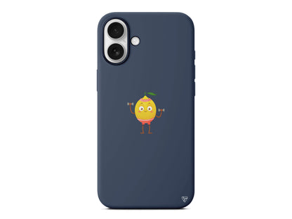 Muscular Lemon Lansman Model İçi Kadife Silikon Telefon Kılıfı