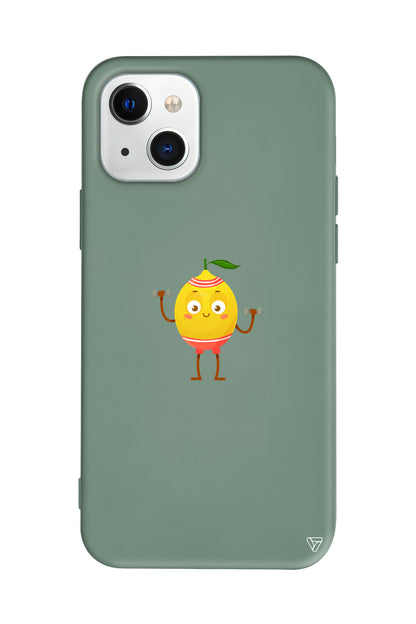 Muscular Lemon Lansman Model İçi Kadife Silikon Telefon Kılıfı