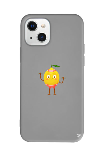 Muscular Lemon Lansman Model İçi Kadife Silikon Telefon Kılıfı