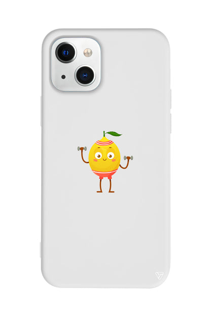 Muscular Lemon Lansman Model İçi Kadife Silikon Telefon Kılıfı