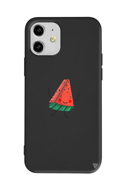 Sliced Melon Lansman Model İçi Kadife Silikon Telefon Kılıfı