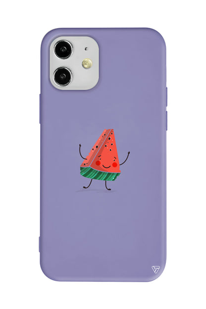 Sliced Melon Lansman Model İçi Kadife Silikon Telefon Kılıfı
