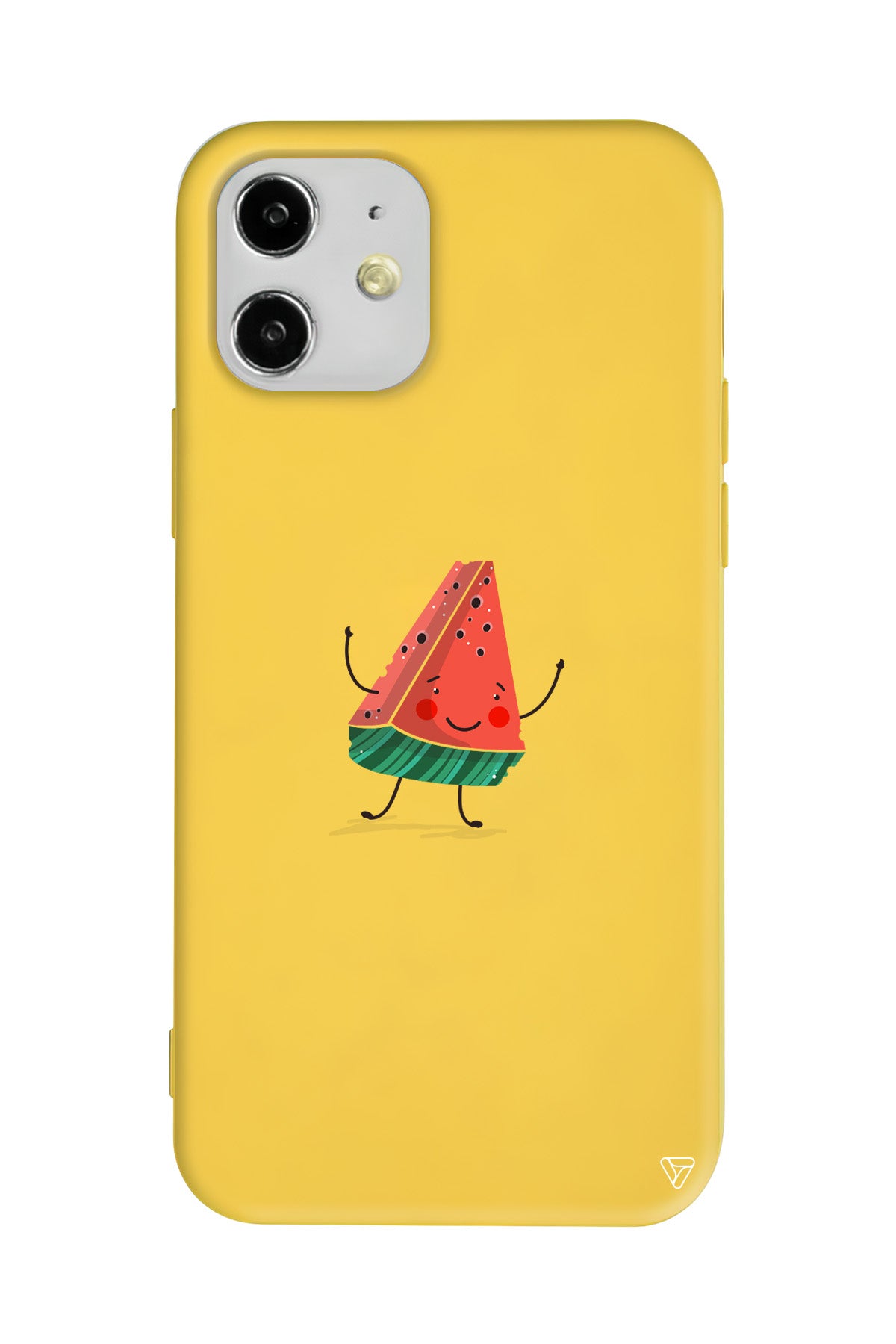 Sliced Melon Lansman Model İçi Kadife Silikon Telefon Kılıfı