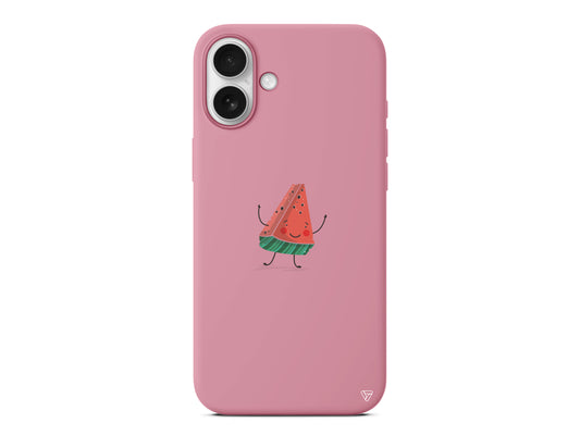 Sliced Melon Lansman Model İçi Kadife Silikon Telefon Kılıfı – Plus Serisine Özel