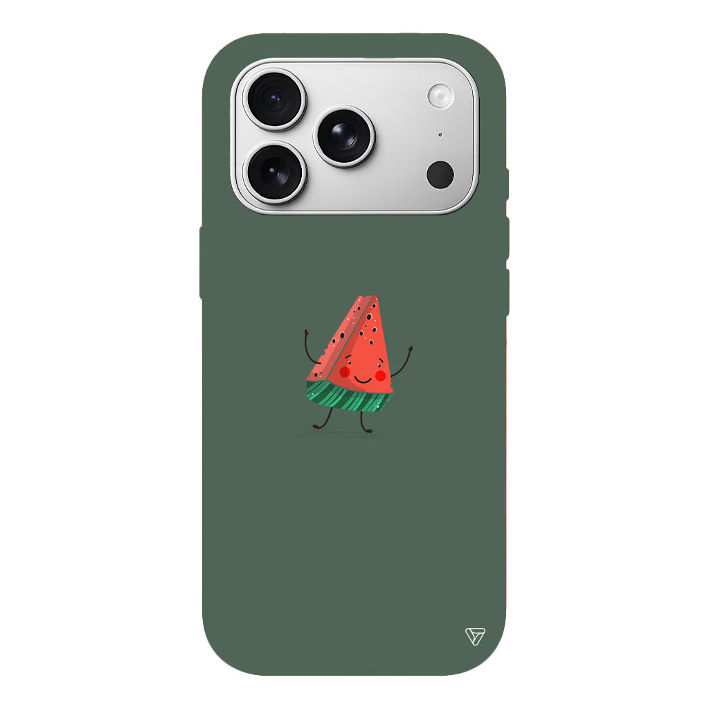 Sliced Melon Lansman Model İçi Kadife Silikon Telefon Kılıfı