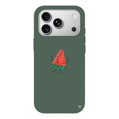 Sliced Melon Lansman Model İçi Kadife Silikon Telefon Kılıfı