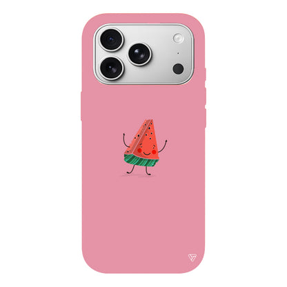 Sliced Melon Lansman Model İçi Kadife Silikon Telefon Kılıfı