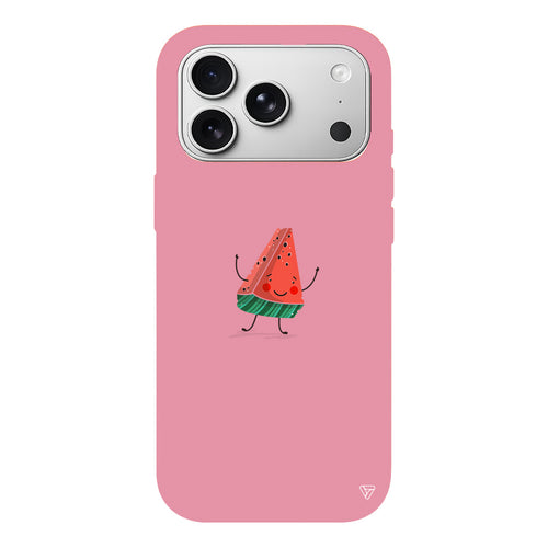 Sliced Melon Lansman Model İçi Kadife Silikon Telefon Kılıfı