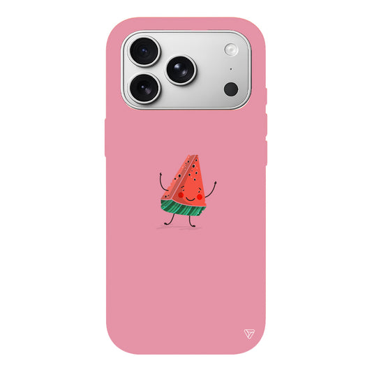 Sliced Melon Lansman Model İçi Kadife Silikon Telefon Kılıfı