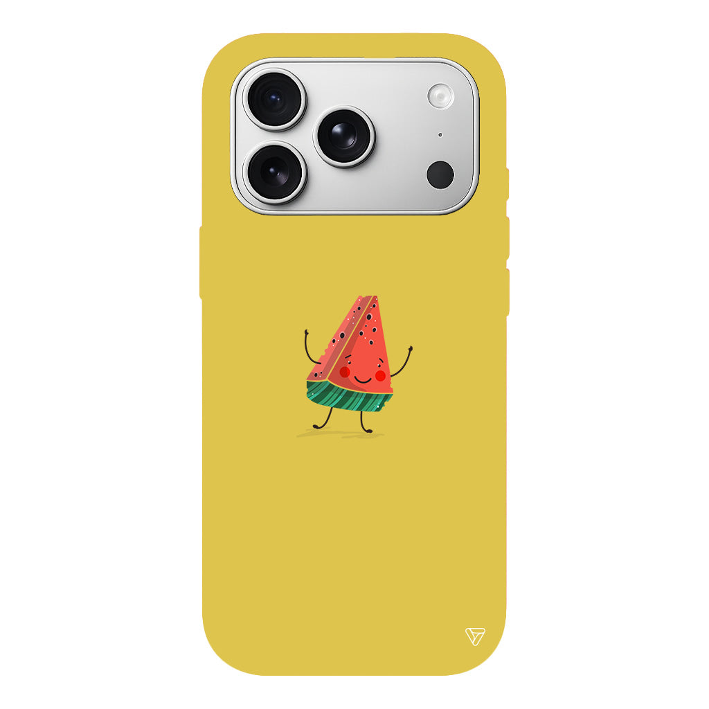 Sliced Melon Lansman Model İçi Kadife Silikon Telefon Kılıfı