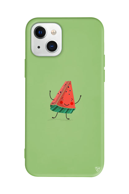 Sliced Melon Lansman Model İçi Kadife Silikon Telefon Kılıfı – Plus Serisine Özel