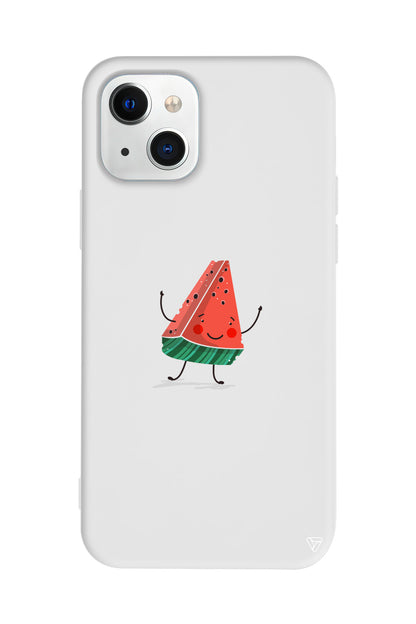 Sliced Melon Lansman Model İçi Kadife Silikon Telefon Kılıfı