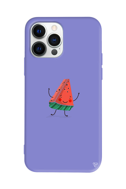 Sliced Melon Lansman Model İçi Kadife Silikon Telefon Kılıfı