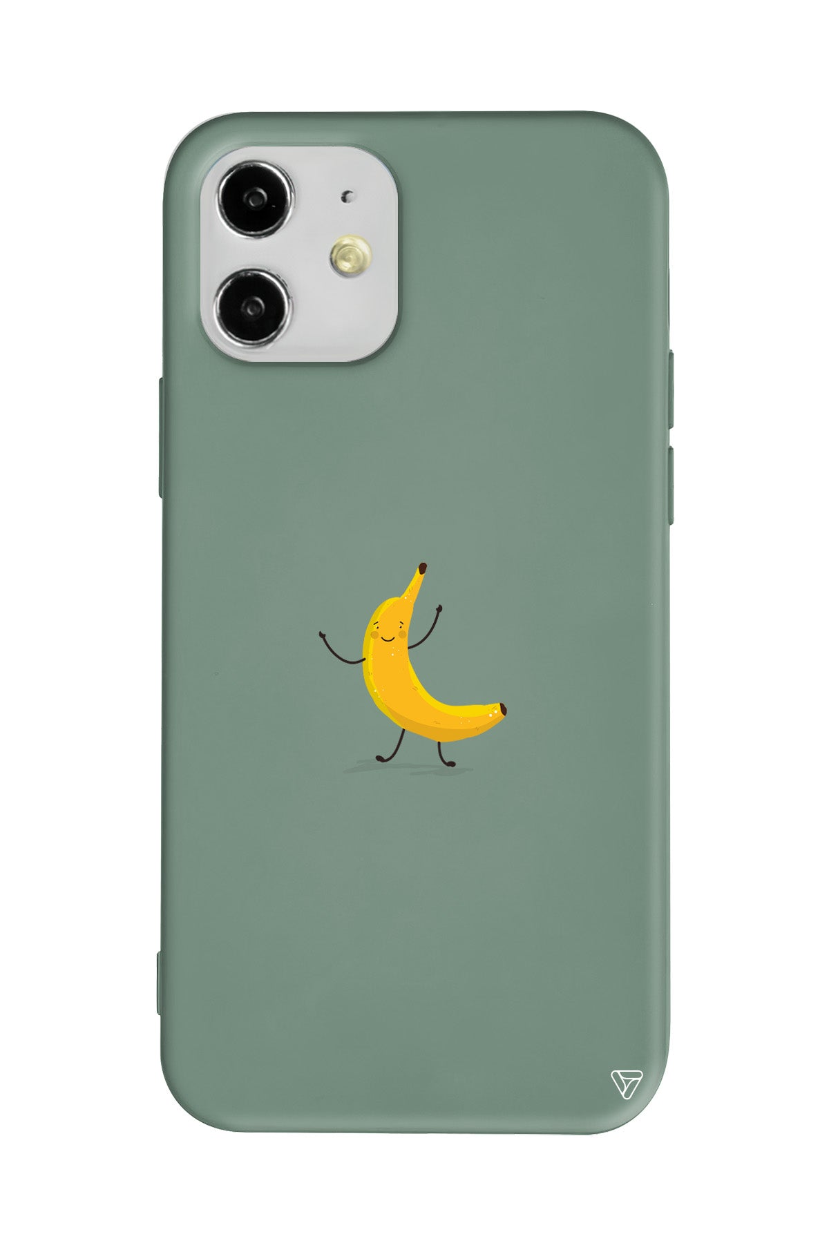 Cute Banana Lansman Model İçi Kadife Silikon Telefon Kılıfı