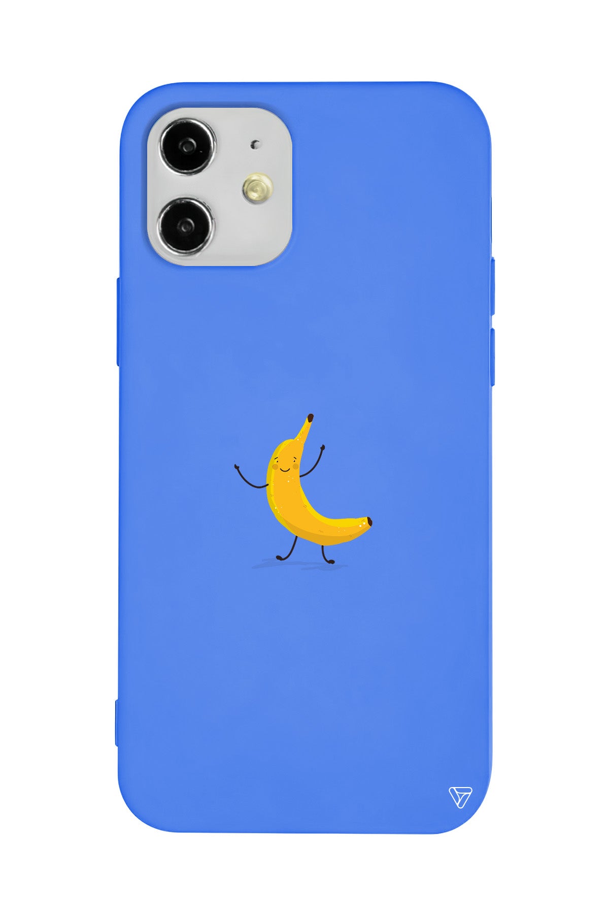 Cute Banana Lansman Model İçi Kadife Silikon Telefon Kılıfı