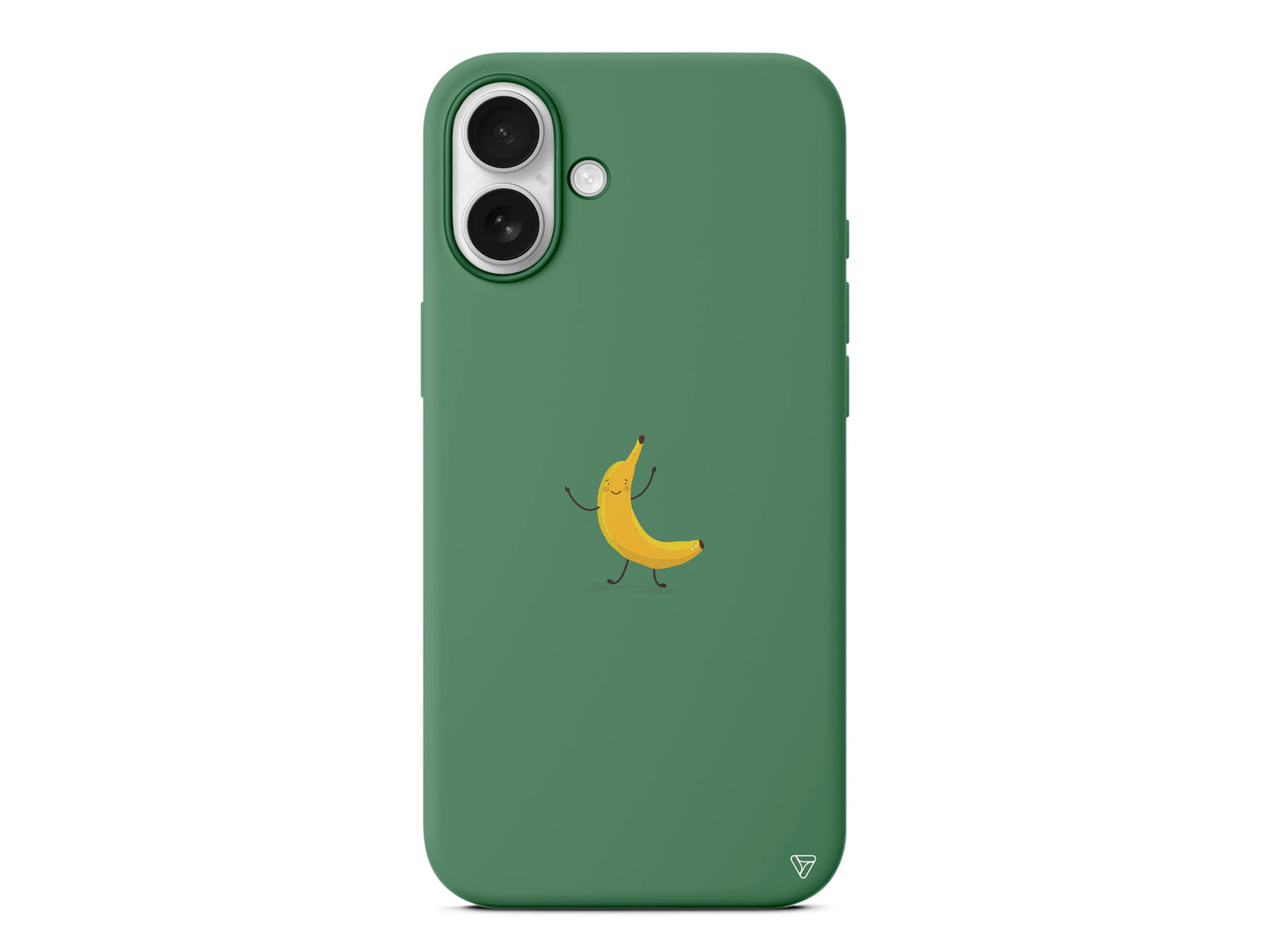 Cute Banana Lansman Model İçi Kadife Silikon Telefon Kılıfı – Plus Serisine Özel