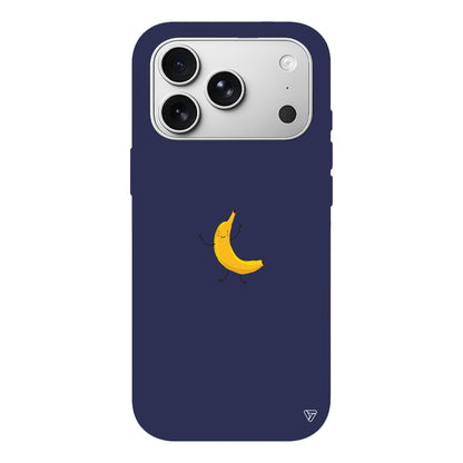 Cute Banana Lansman Model İçi Kadife Silikon Telefon Kılıfı