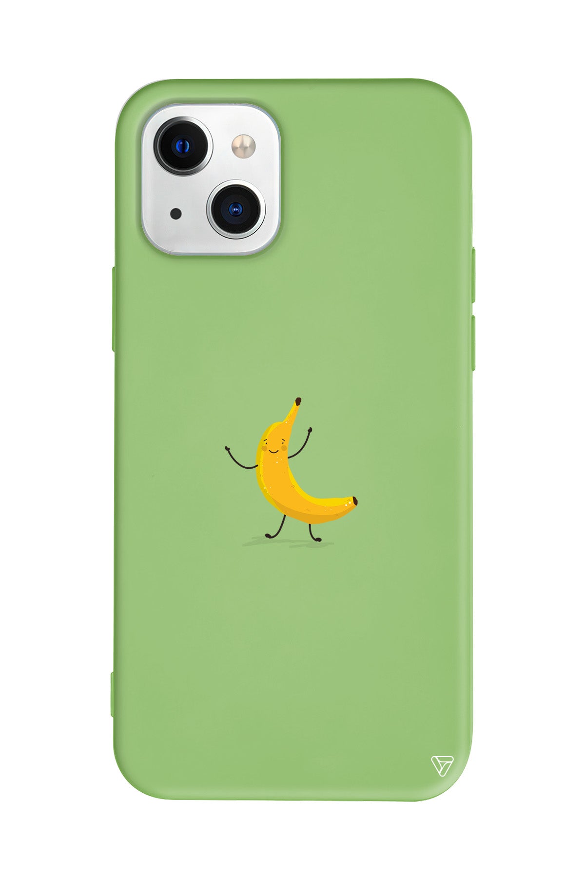 Cute Banana Lansman Model İçi Kadife Silikon Telefon Kılıfı – Plus Serisine Özel