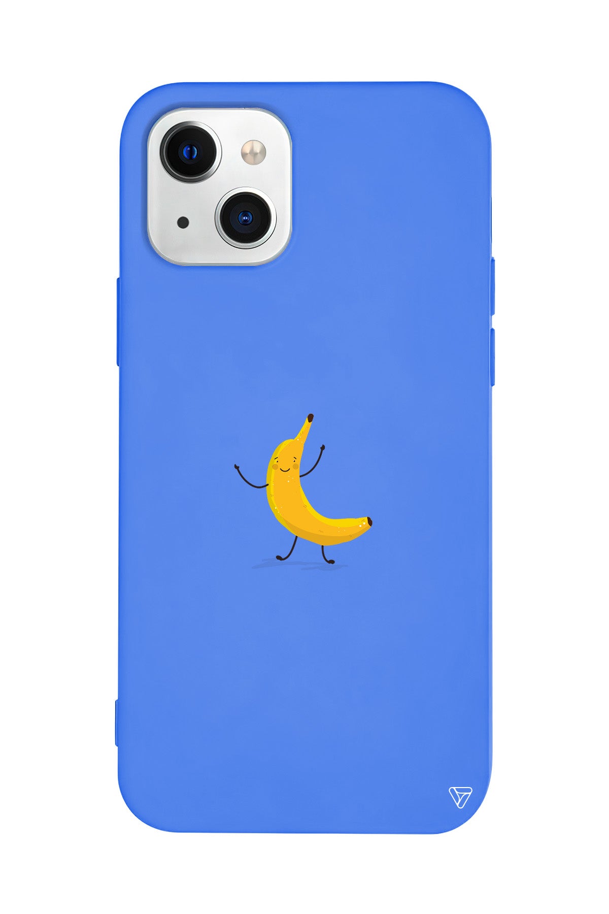 Cute Banana Lansman Model İçi Kadife Silikon Telefon Kılıfı – Plus Serisine Özel
