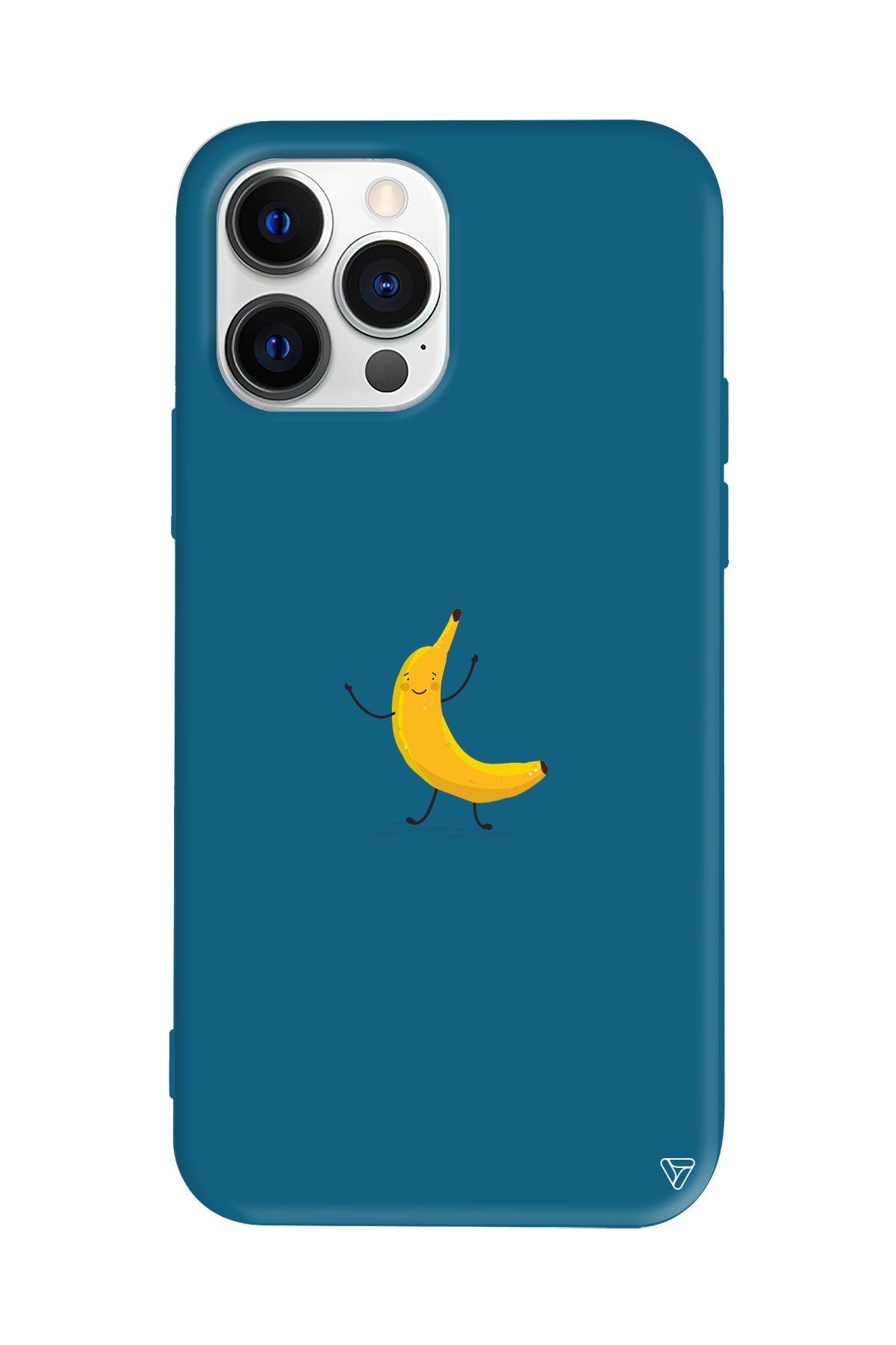 Cute Banana Lansman Model İçi Kadife Silikon Telefon Kılıfı