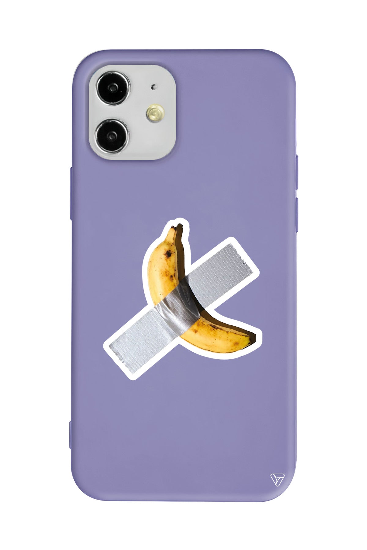 Duvara Bantlanmış Muz Lansman Model İçi Kadife Silikon Telefon Kılıfı