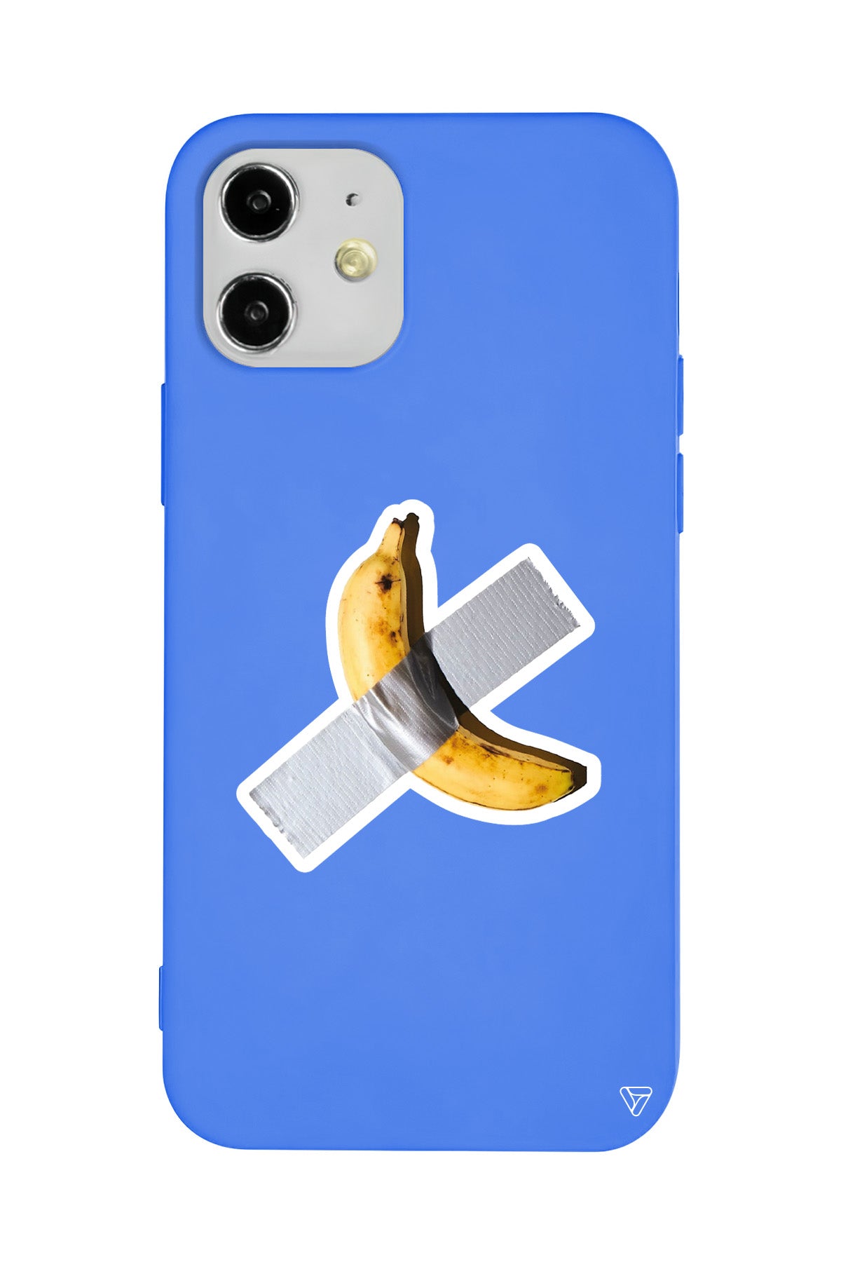 Duvara Bantlanmış Muz Lansman Model İçi Kadife Silikon Telefon Kılıfı