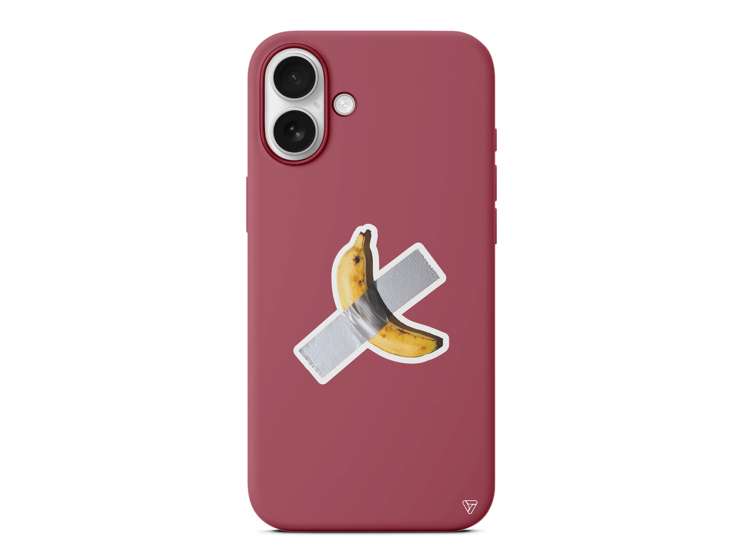 Duvara Bantlanmış Muz Lansman Model İçi Kadife Silikon Telefon Kılıfı