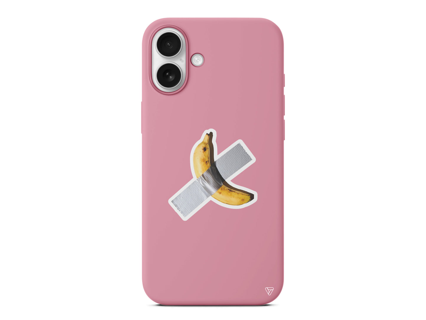 Duvara Bantlanmış Muz Lansman Model İçi Kadife Silikon Telefon Kılıfı