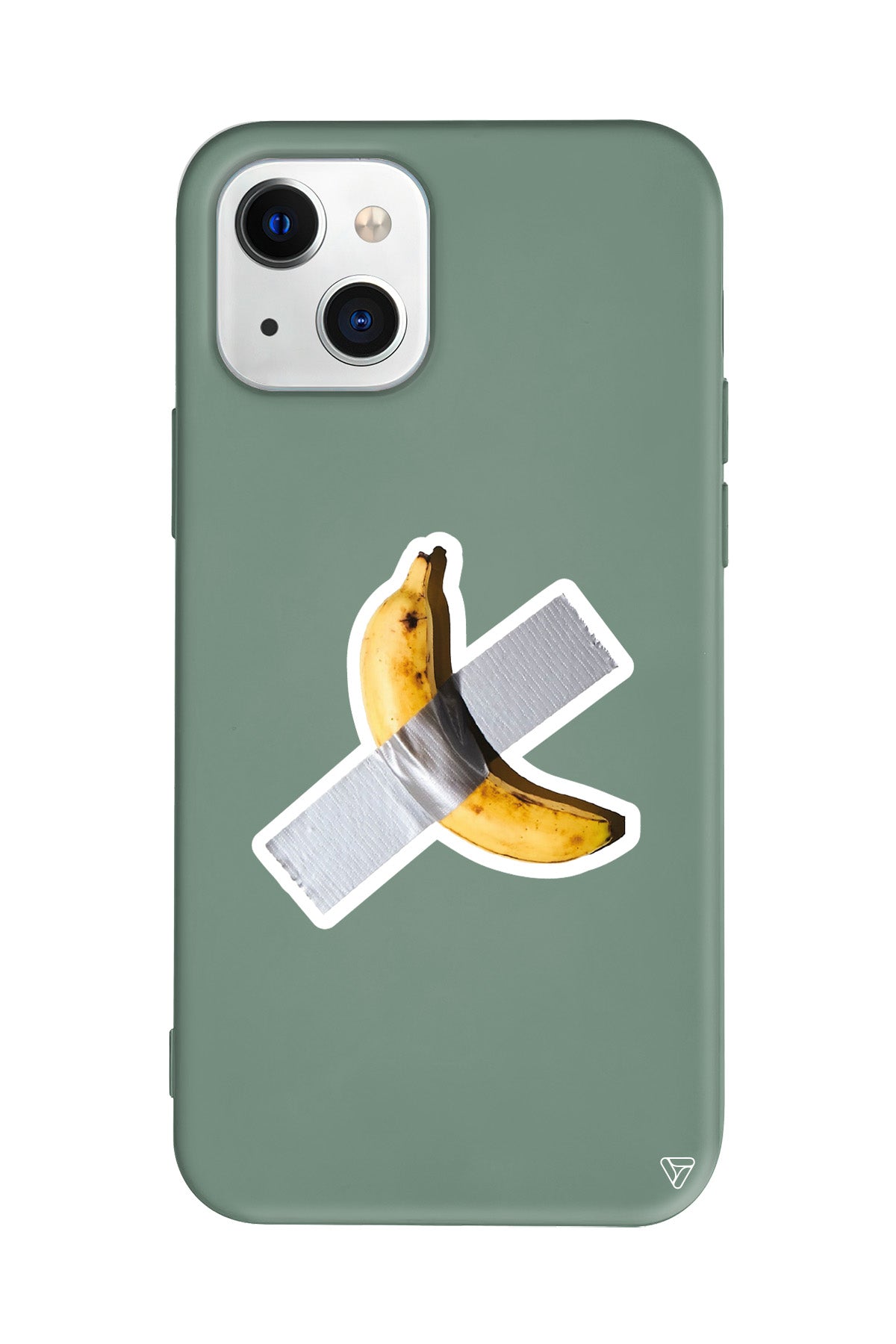 Duvara Bantlanmış Muz Lansman Model İçi Kadife Silikon Telefon Kılıfı