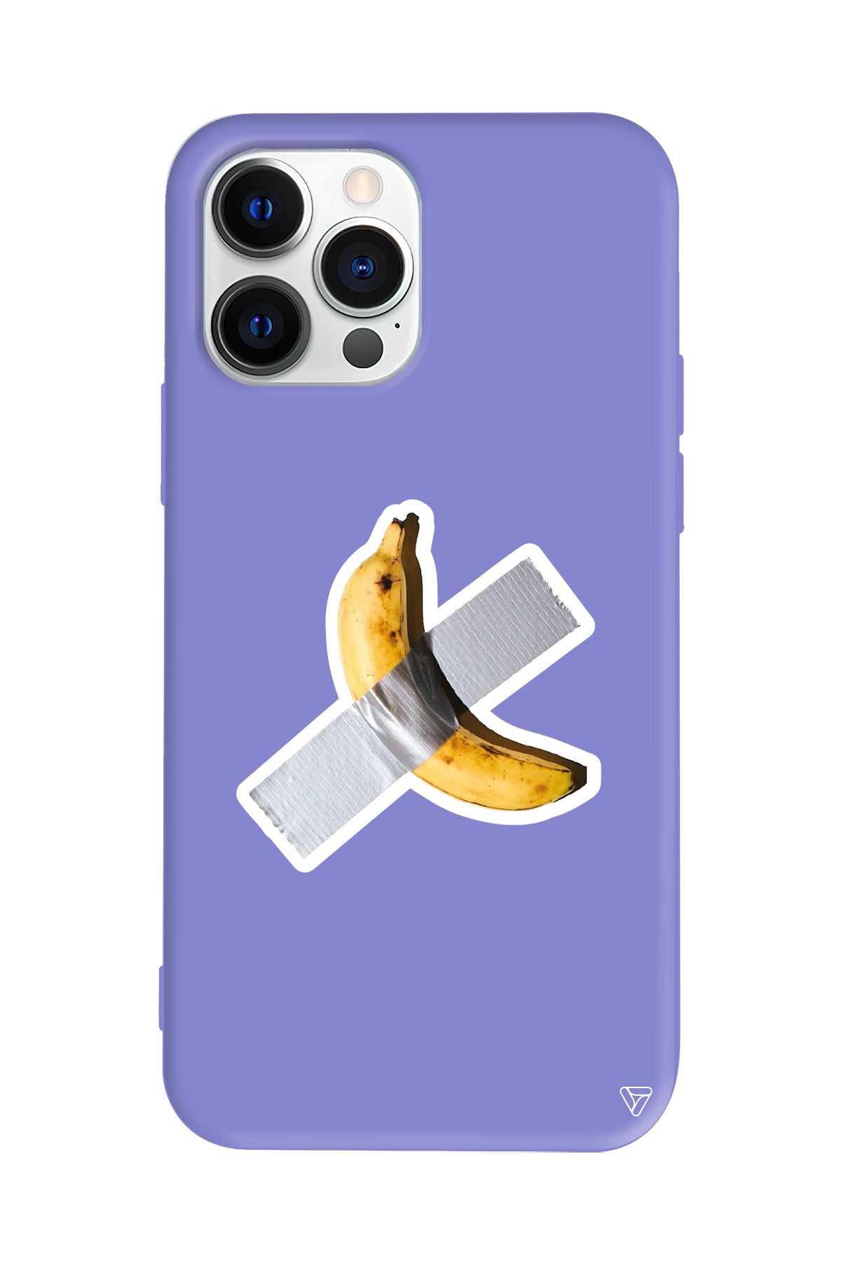 Duvara Bantlanmış Muz Lansman Model İçi Kadife Silikon Telefon Kılıfı