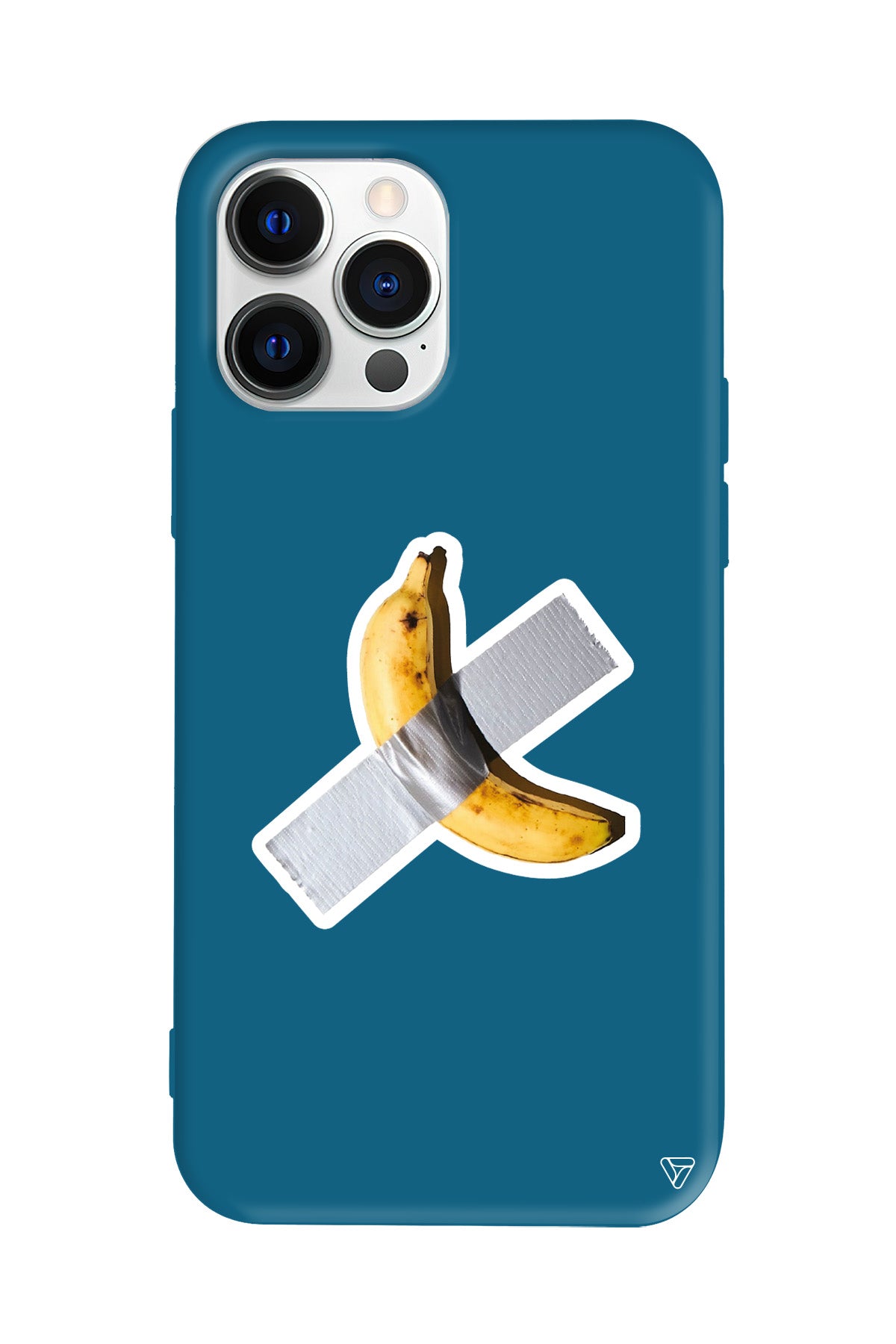 Duvara Bantlanmış Muz Lansman Model İçi Kadife Silikon Telefon Kılıfı