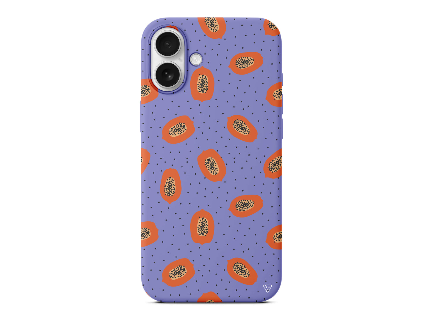 Papaya Lansman Model İçi Kadife Silikon Telefon Kılıfı