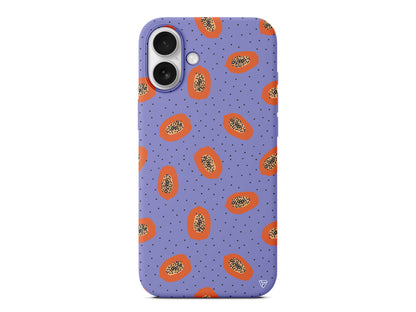 Papaya Lansman Model İçi Kadife Silikon Telefon Kılıfı