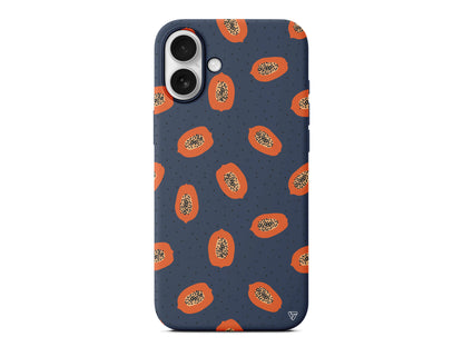 Papaya Lansman Model İçi Kadife Silikon Telefon Kılıfı – Plus Serisine Özel