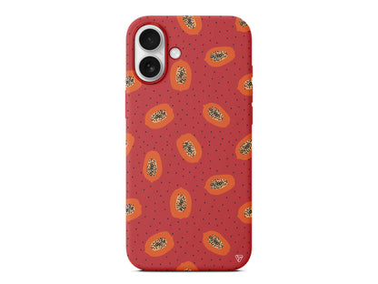 Papaya Lansman Model İçi Kadife Silikon Telefon Kılıfı – Plus Serisine Özel