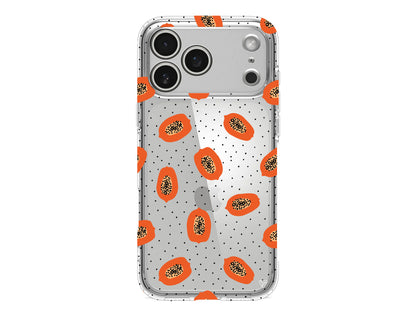 Papaya Lansman Model İçi Kadife Silikon Telefon Kılıfı