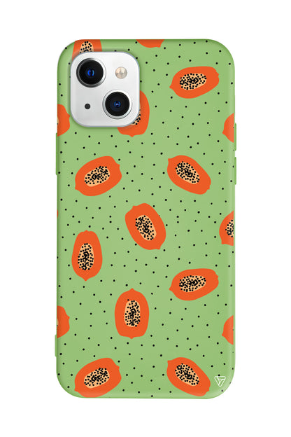 Papaya Lansman Model İçi Kadife Silikon Telefon Kılıfı – Plus Serisine Özel