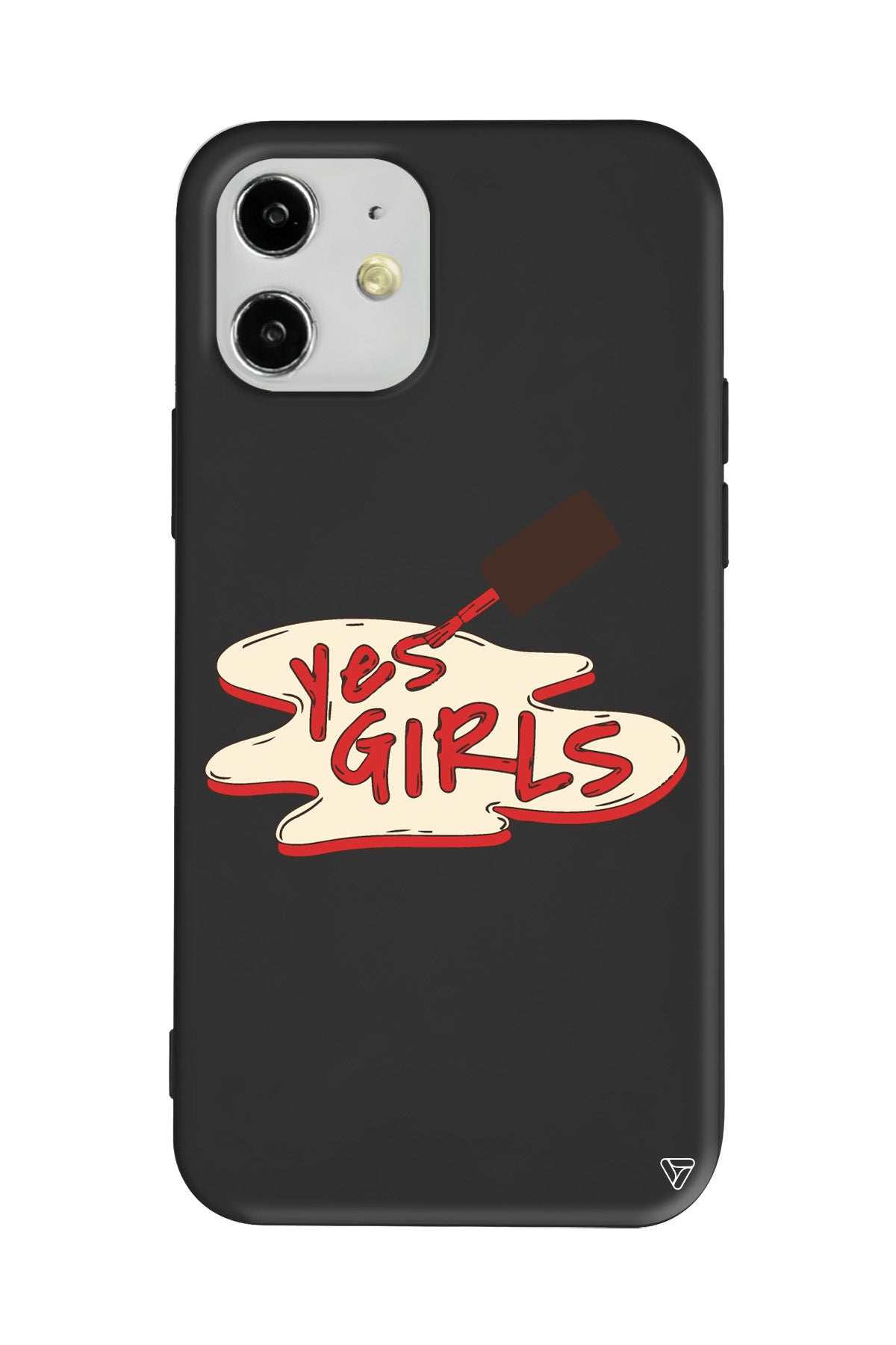 Yes Girls Lansman Model İçi Kadife Silikon Telefon Kılıfı
