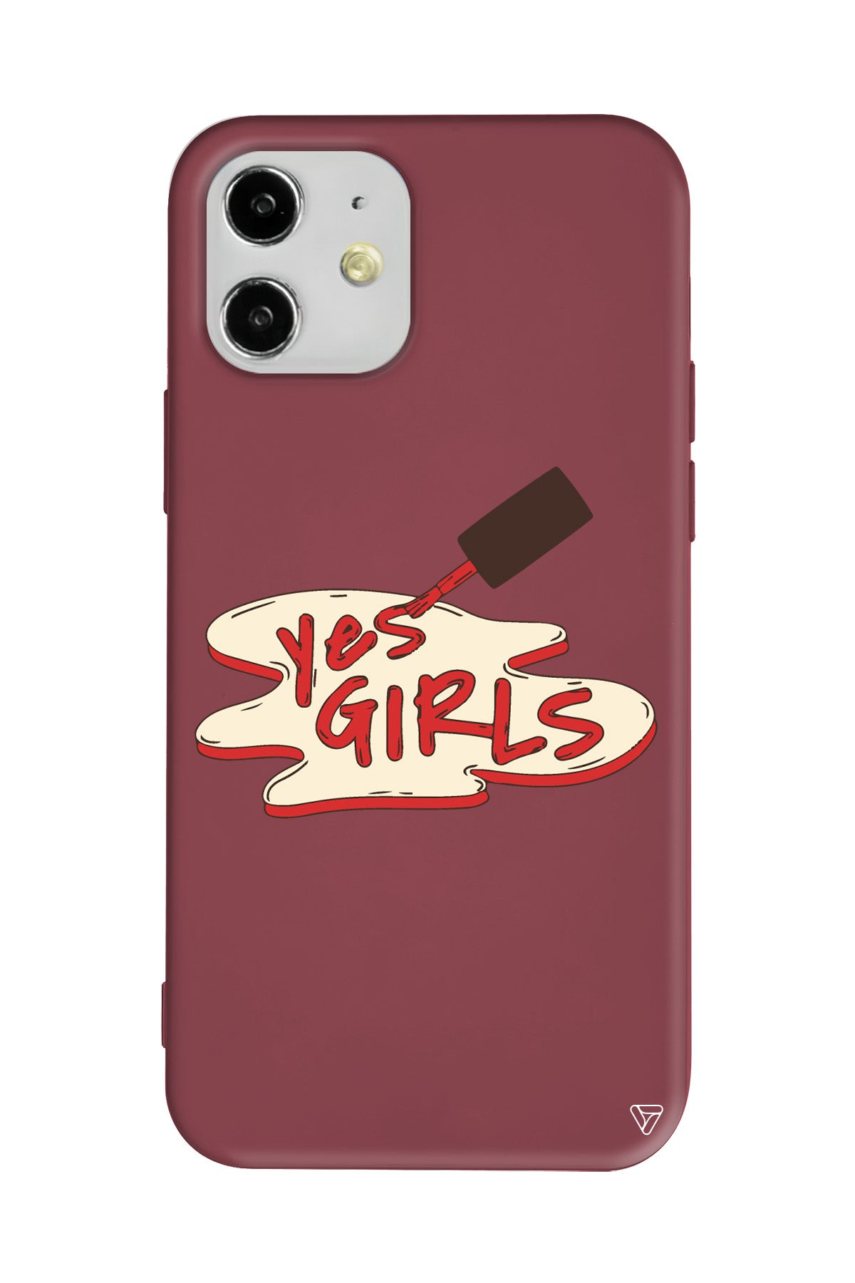 Yes Girls Lansman Model İçi Kadife Silikon Telefon Kılıfı