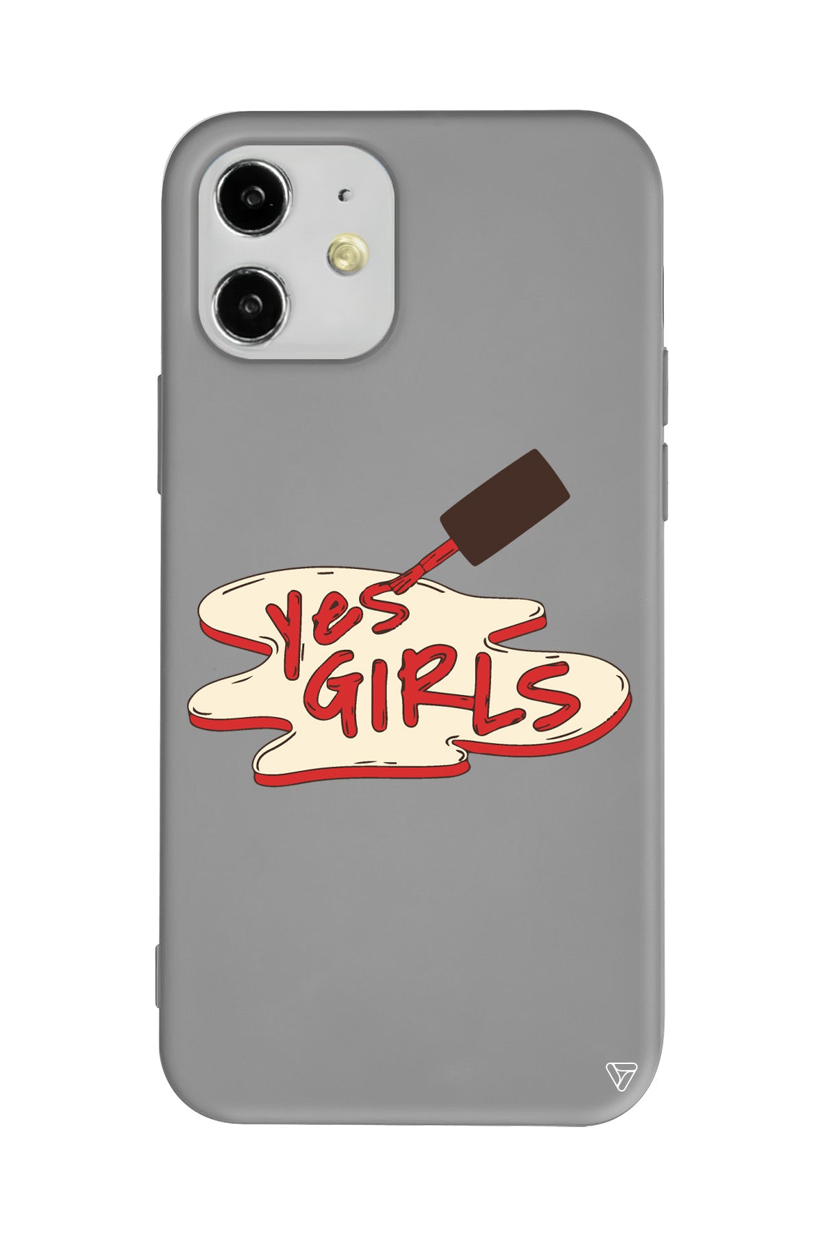 Yes Girls Lansman Model İçi Kadife Silikon Telefon Kılıfı