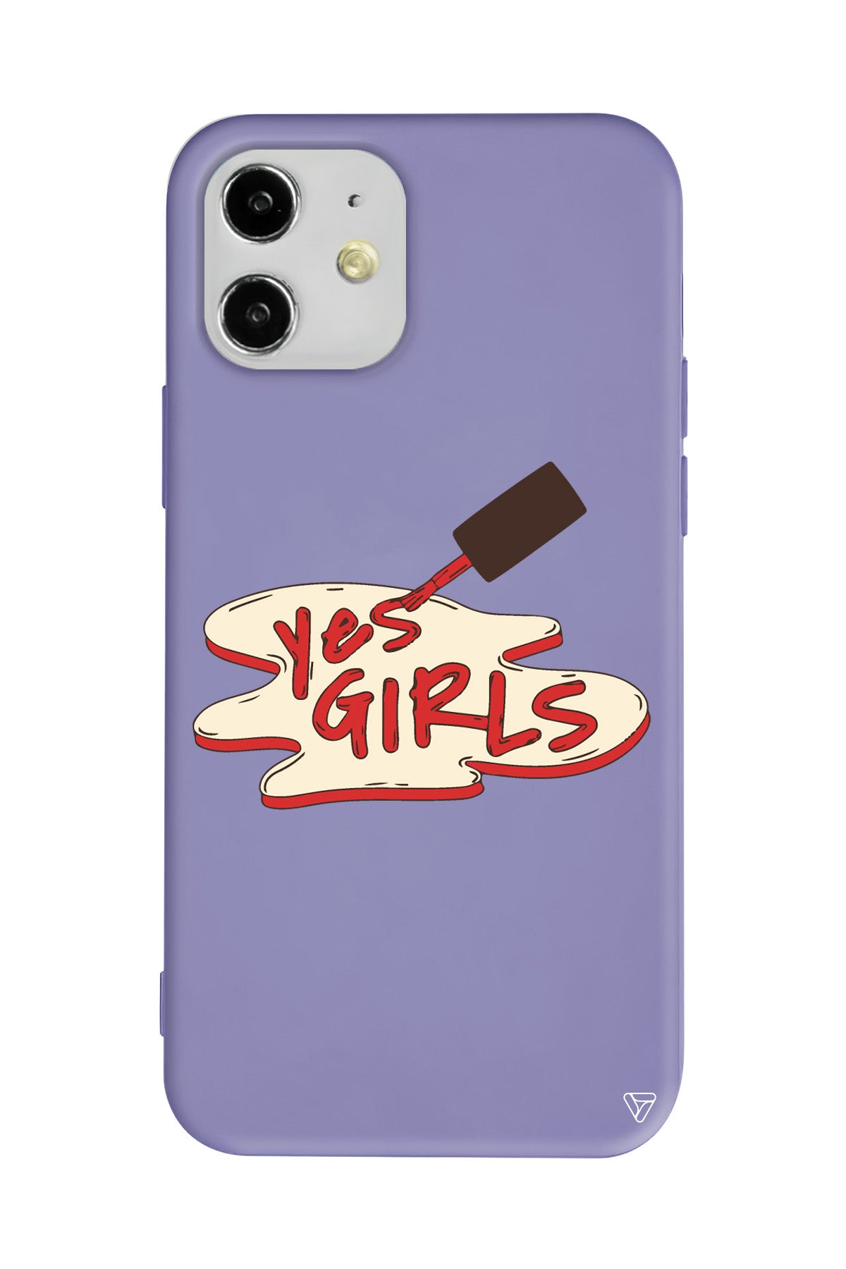 Yes Girls Lansman Model İçi Kadife Silikon Telefon Kılıfı