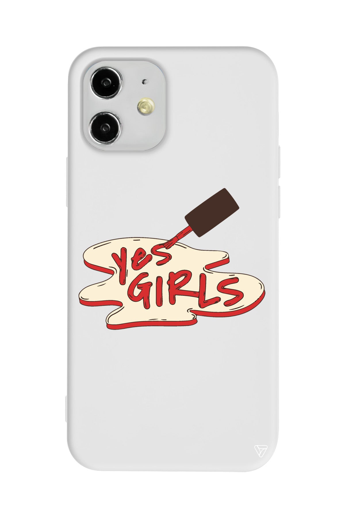 Yes Girls Lansman Model İçi Kadife Silikon Telefon Kılıfı