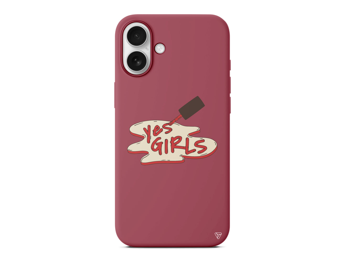 Yes Girls Lansman Model İçi Kadife Silikon Telefon Kılıfı