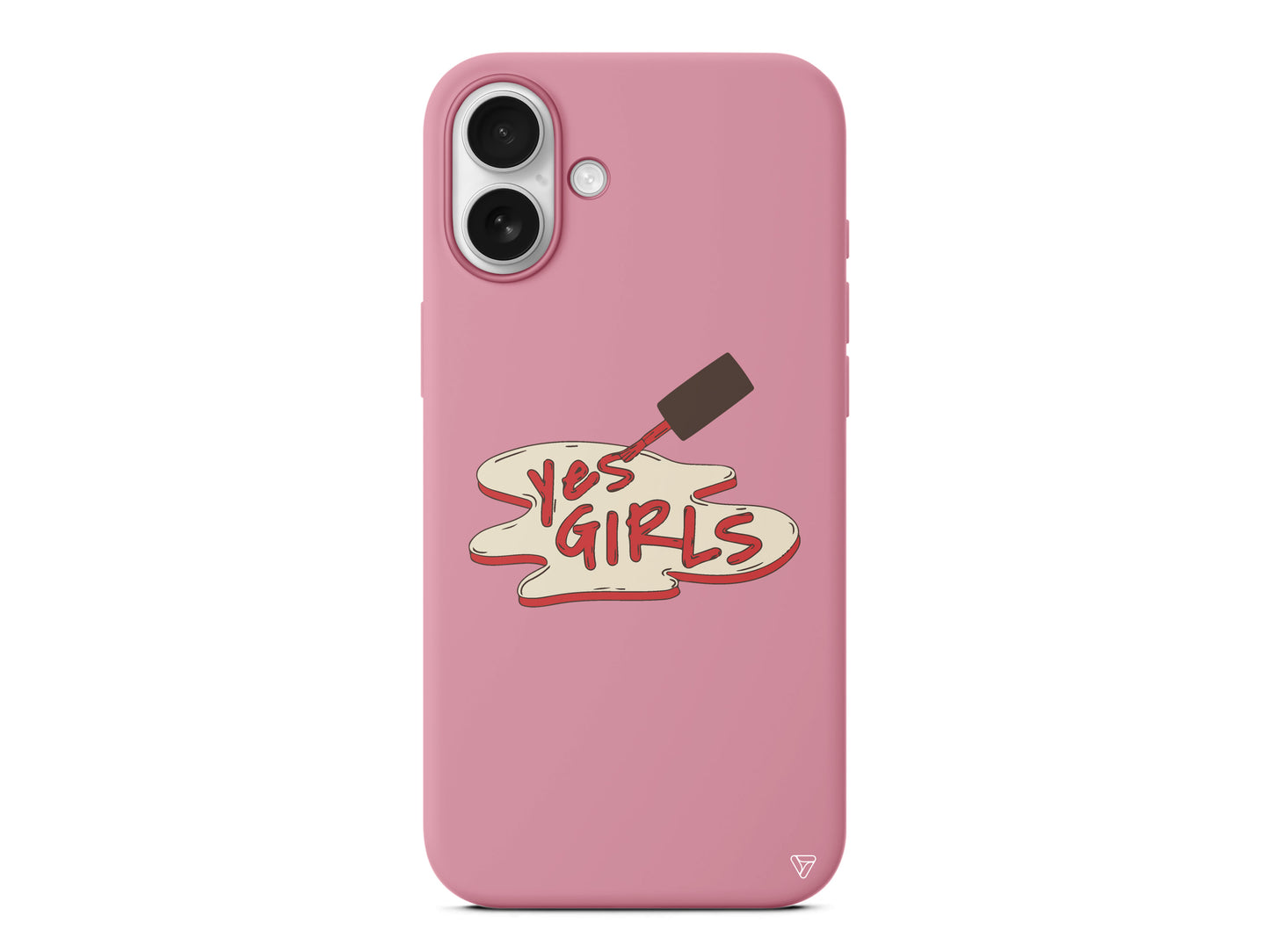 Yes Girls Lansman Model İçi Kadife Silikon Telefon Kılıfı
