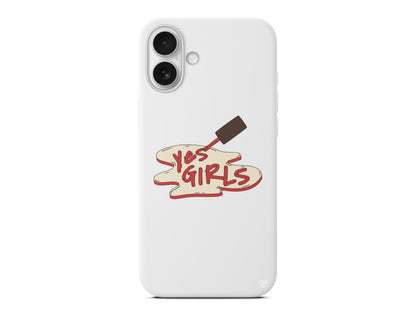 Yes Girls Lansman Model İçi Kadife Silikon Telefon Kılıfı – Plus Serisine Özel