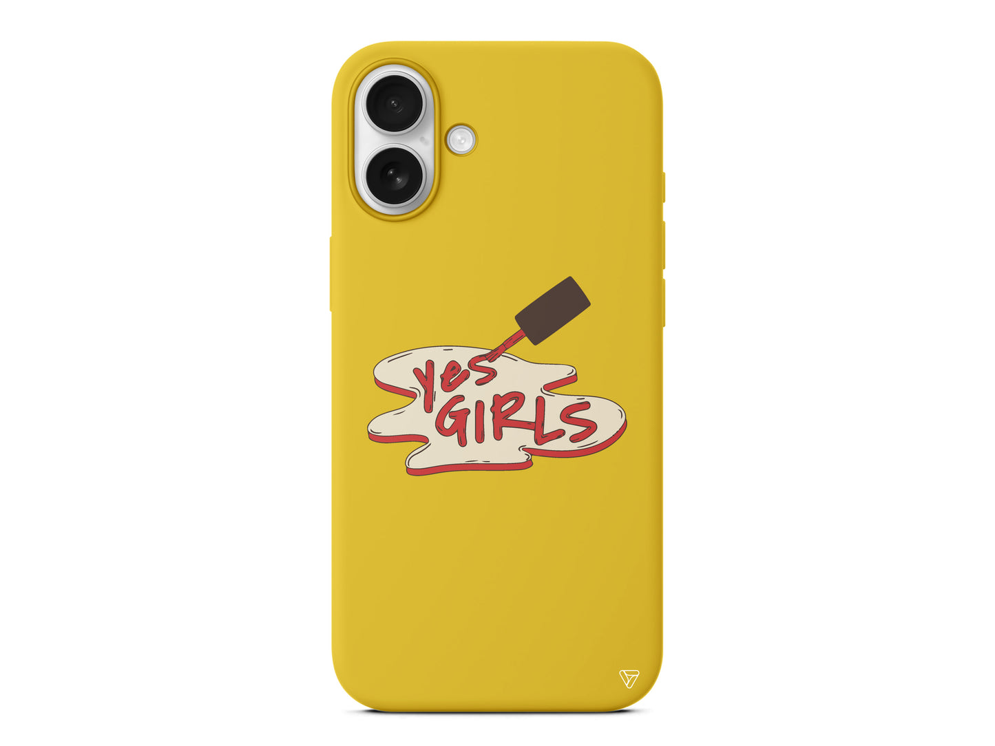 Yes Girls Lansman Model İçi Kadife Silikon Telefon Kılıfı