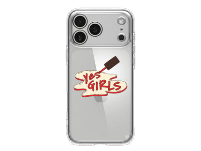 Yes Girls Lansman Model İçi Kadife Silikon Telefon Kılıfı