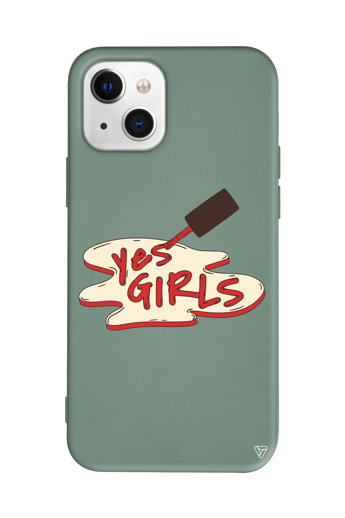 Yes Girls Lansman Model İçi Kadife Silikon Telefon Kılıfı
