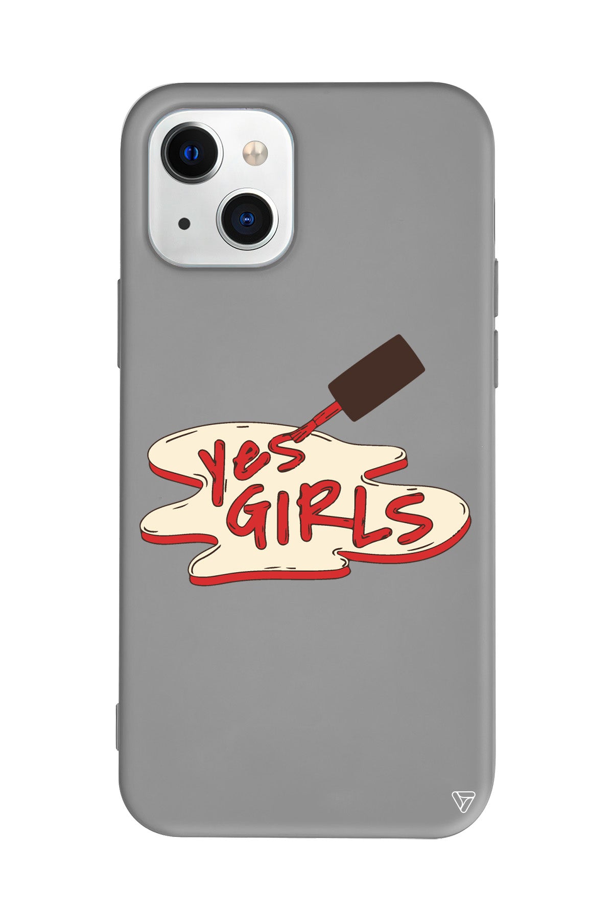 Yes Girls Lansman Model İçi Kadife Silikon Telefon Kılıfı