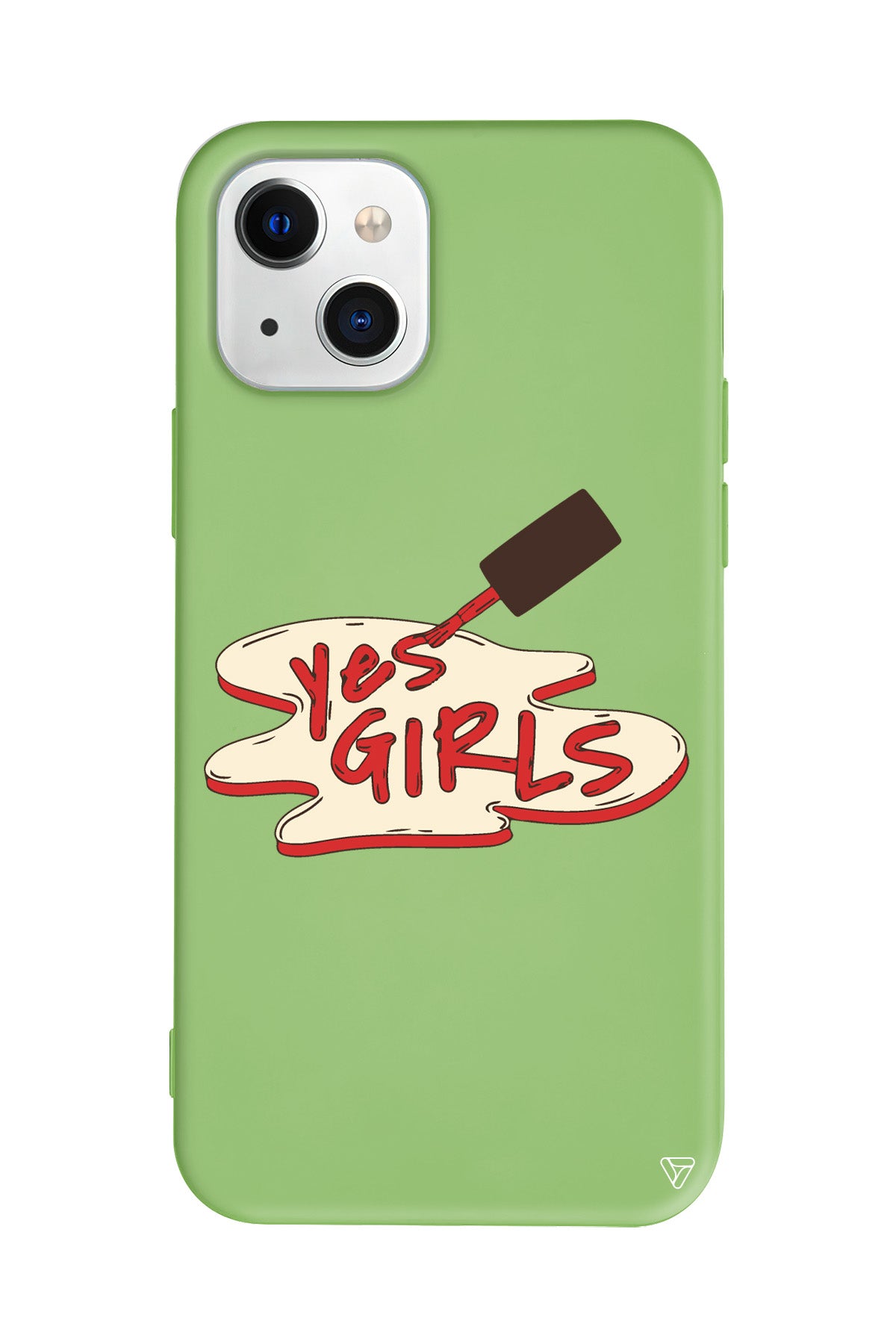 Yes Girls Lansman Model İçi Kadife Silikon Telefon Kılıfı
